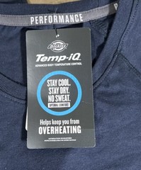 DICKIES Temp-iQ™ Performance Cooling Pocket T-Shirt Size M MSRP $34 T Shirt