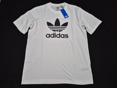 Adidas Classic Cotton Originals Men’s T-Shirt Trefoil Logo -White Black IV5353