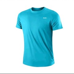 Unisex Atheltic Cut, Training Shirt Breathable Elastic Fitness Gym T Shirt