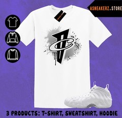 Tee Shirt Matching Foamposite One Triple White Match Sneaker Number 1 Cent Penny