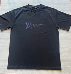 Louis Vuitton “LV LOVERS” Shirt LV Logo – Black – Large -PERFECT Condition
