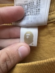 A Bathing Ape BAPE Big Ape Head Logo Graphic Tee Brown Cotton Crew Neck Small