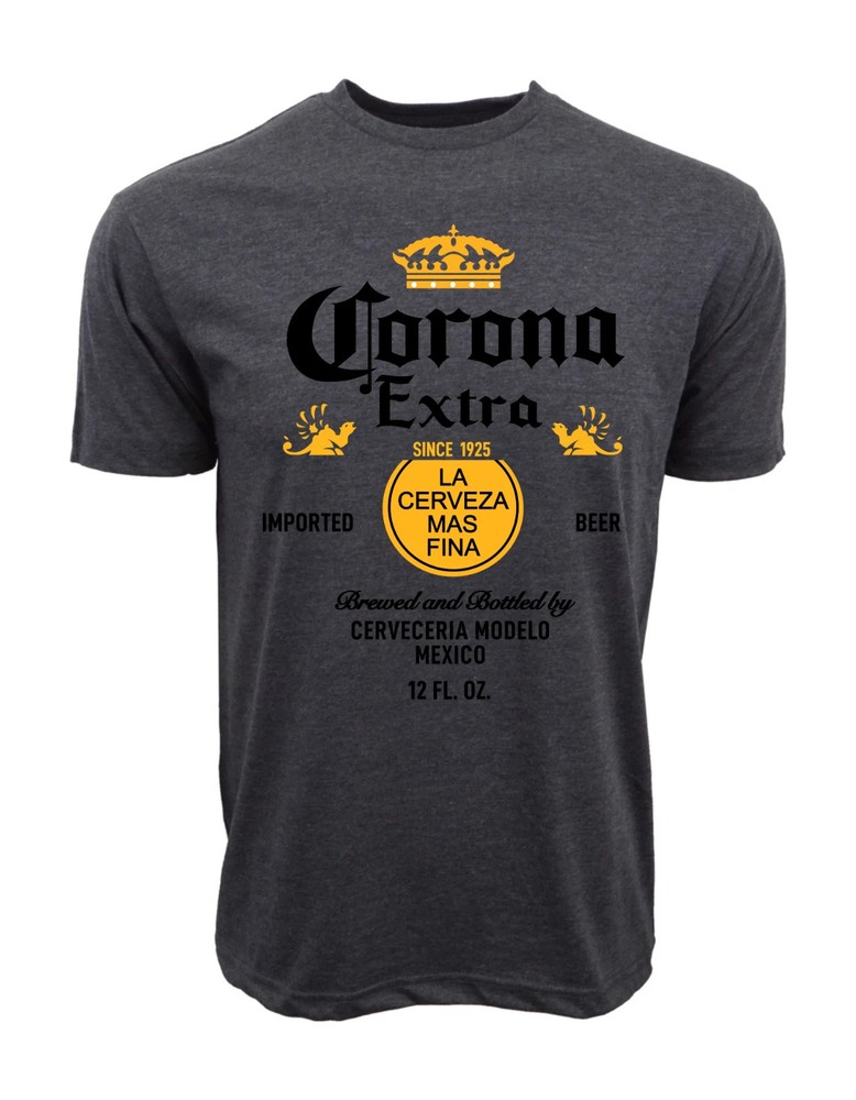 CORONA EXTRA IMPORTED BEER UNISEX ADULT GRAPHIC T SHIRT