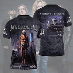 New! Megadeth 3d All Over Print T-shirt For Fan 2025 BL1288