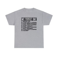 Coin Collection Coins Collecting Collector Shirt Gifts Tshirt Tee Crew Neck Men