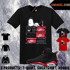 Shirt Match AJ 6 Infrared Salesman 2026 Sneaker Matching Tee Sneakerhead S Dog