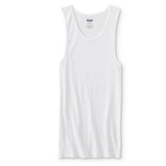 Basic Editions Men’s 7-Pack White Tank Top Sleeveless Shirt L-XL (44-46″)