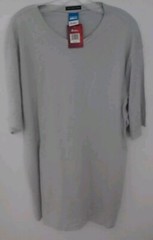 86 NWT Avery Dennison Private Label RFID 100% Prima Cotton Gray Men’s Shirt SzXL