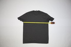 Lot of 3 District Mens Dark Gray Short Sleeve Perfect Tri Blank Tee T-Shirts 4XL