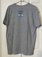 Pokémon GO Fest 2019 Gray Graphic Logo T-Shirt Unisex Crew Neck L