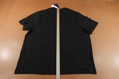 Reebok Mens 2XL Black White Identity Big Stacked Logo Short Sleeve T-Shirt NWT