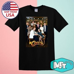 Cheers TV Show American Television Sitcom Men’s Black Size S-5XL