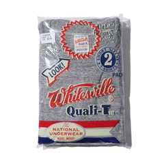 WHITESVILLE T-SHIRT WV73544 2-PACK White Toyo Enterprise NEW