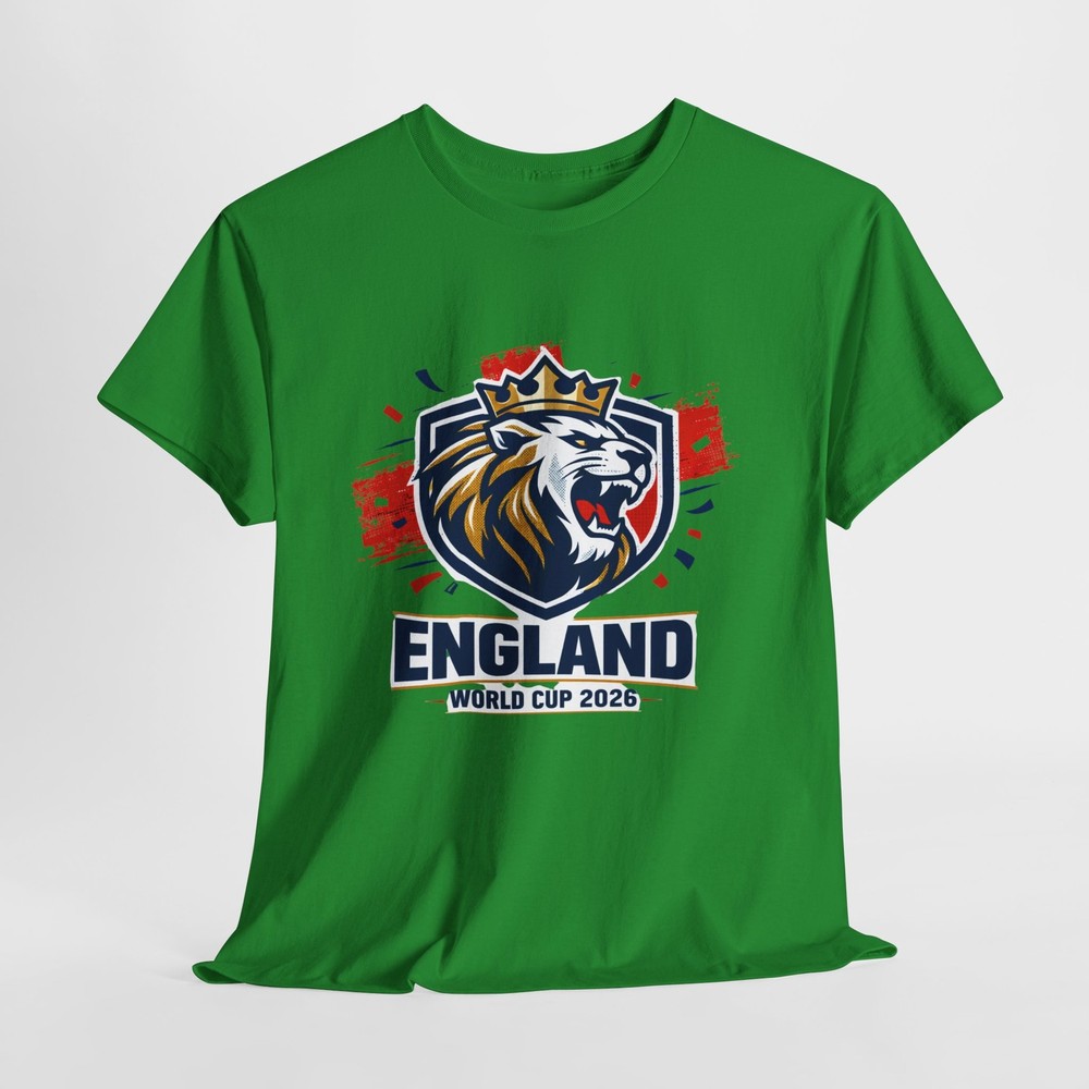 England Lion Crest T-Shirt | World Cup 2026 Football Tee