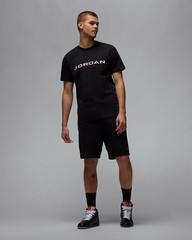 Nike Jordan Air Men’s T-shirt IB7353-010 Black/White US Size XS-3XL New