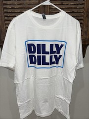 DISTRICT MADE WHITE BUD LIGHT TEE SHIRT TOP MENS SIZE Large NWOT
