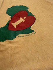 Vintage 80s I Heart Africa Single Stitch Tee Shirt Screen Stars