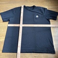 Carhartt Pocket T Shirt Lot Of 2 Striped Size XL