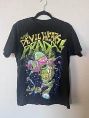 The Devil Wears Prada Reptar King Of The Ozone T Shirt Black Band Tee No Tag
