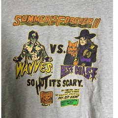 Wavves Men’s Best Coast Summer Is Forever II Tour T shirt Gray Medium