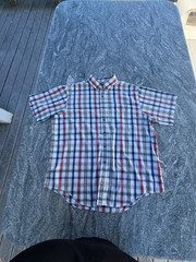 Vintage 1990s Yuppie Checkered Unisex Shirt, Multicolor Cotton, Size N/A