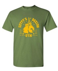 BOXING CUTTY’S GYM – Unisex Cotton T-Shirt Tee Shirt