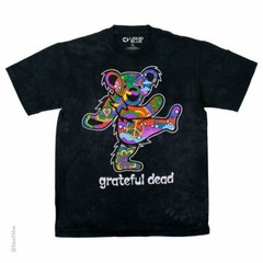 GRATEFUL DEAD-SUMMER OF LOVE-BEAR-TIE DYE T-SHIRT S-M-L-XL-2X,3X-4X-5X-6X Garcia