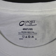 Port & Company Short Sleeve Shirt Men’s White New without Tags Multiple Sizes