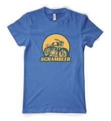 Scrambler Off Road Motorbike Biker Personalised Unisex Adult T Shirt