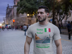 Scalinata di Trinità dei Monti Rome Italy T-shirt Souvenir Adult Size S-4XL