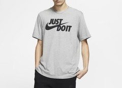 Nike Sportwear Just Do It Graphic T-Shirt Dark Grey Heather Men’s M AR5006-063