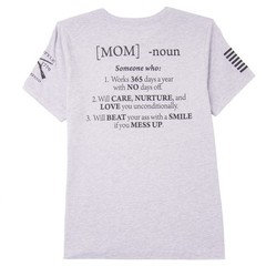 Grunt Style Women’s Mom Defined Relaxed Fit T-Shirt – Athletic Heather