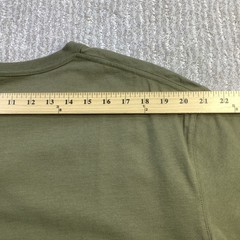 Fjallraven Logo Pocket T-Shirt Mens Laurel Green Organic Cotton Tee Size L NWT
