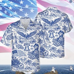 America 250th Anniversary Hawaiian Shirt, 250 Years Of Freedom Button Shirt