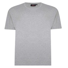 Espionage Men’s Plus Size Poly Cotton Tee Shirt Marl Colours XXL-8XL, 3 colours
