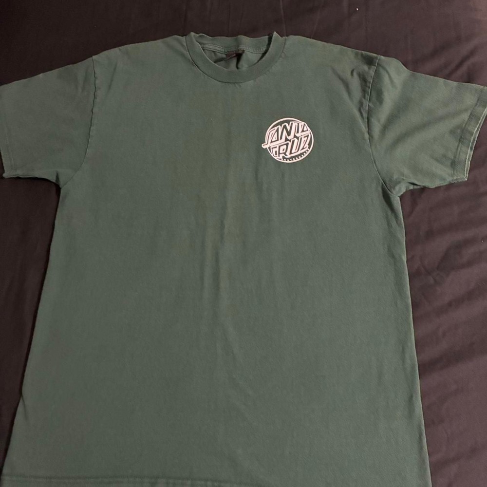 Santa Cruz Skateboards Logo Graphic T-Shirt Green