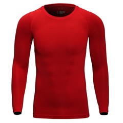 Men’s Winte Warmer Long Sleeve Moisture Wicking T-Shirt Gym Tight Shirt Liner US