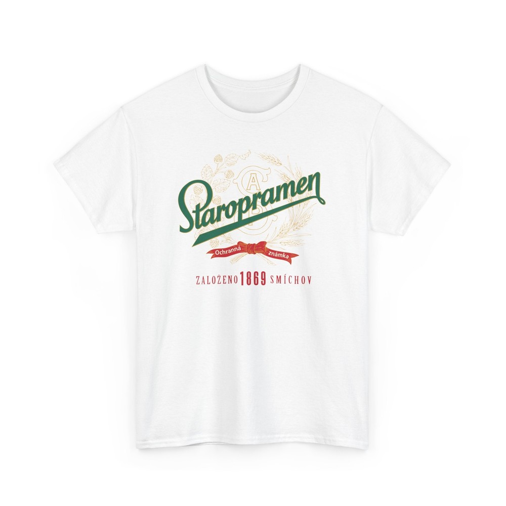 Staropramen Brewery Unisex Heavy Cotton Tee – Czech Republic Beer Lover Gift,