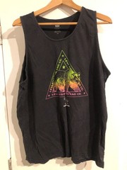 Levi’s Mens L Black Relaxed California Bear Graphic Tank Top