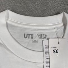Uniqlo x Final Fantasy Pixel Remaster Tee Mens XS White Yoshitaka Amano Art NWT