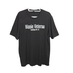 Hippie Veteran Clothing Co Gray Cotton Blend Tee Shirt Adult Unisex Size XL
