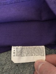 Bulk Lot Of 17 New Champion 100% Cotton T-Shirt T425 Purple Tagless SMALL