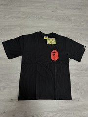 Bape Black/Red T-Shirt Size XL 100% Authentic | A Bathing Ape