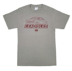 New Retro Hobby Lead Sled Men’s T-Shirt Medium Gray, Various Sizes