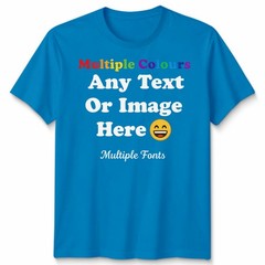 Personalised Unisex Tshirts Uk Customise With Any Text And Photo Longlasting