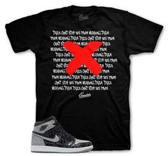Shirt To Match Jordan 1 Rebellionaire AJ1 – Banned Sneaker Tee