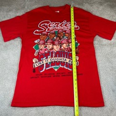 Vintage St Louis Cardinals Series Business T-Shirt Mens Large 1996 Graphic MLB