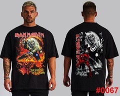 IRON MAIDEN THE NUMBER OF THE BEAST HARD ROCK T SHIRTS FRONT AND BACK PRINT