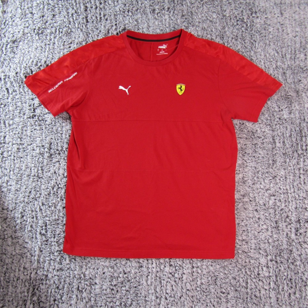 *Exclusive*PUMA Forever Better Ferrari Short Sleeve T Shirt Red Men’s Size Large