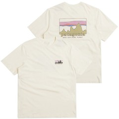 Patagonia Mens – ’73 Skyline Organic S/S T-shirt – Undyed Natural